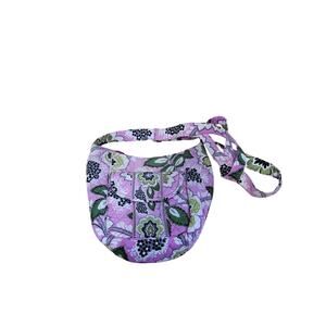 Vera Bradley Lizzy Crossbody Bag Pink Tutti Frutti Floral Quilted Purse Retired